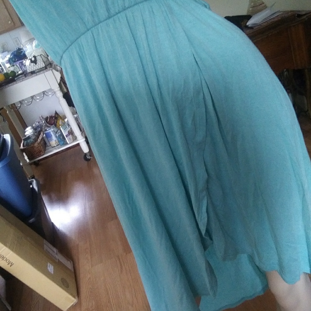 Strapless faux wrap dress - Picture 2 of 4